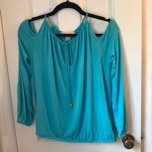 Michael Kors turquoise blouse